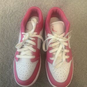 Nike  Air Jordan Pink and White Barbie Sneakers Size 5.5